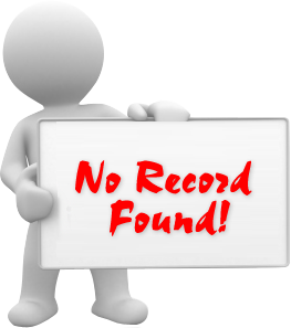 No record found img